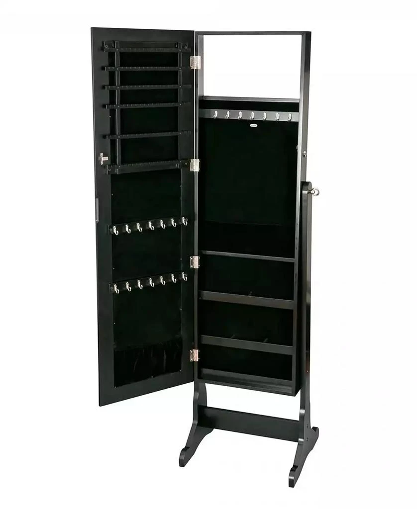 商品Mele & Co|Victoria Mirrored Jewelry Armoire in Finish,价格¥2444,第4张图片详细描述