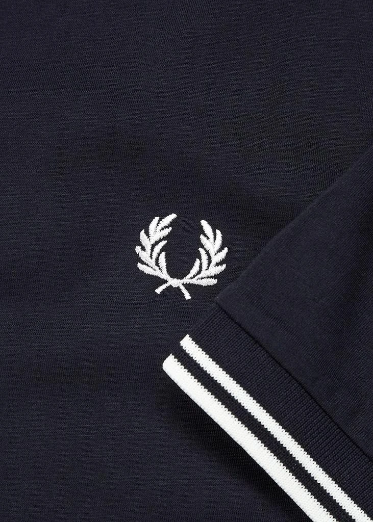 商品Fred Perry|M1588 navy cotton T-shirt,价格¥516,第5张图片详细描述