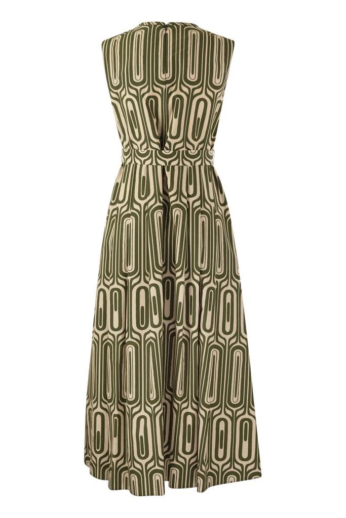 商品Max Mara|ANDREIS - PRINTED COTTON DRESS WITH BELT,价格¥3077,第2张图片详细描述