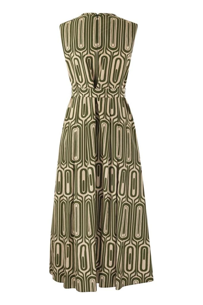 商品Max Mara|ANDREIS - PRINTED COTTON DRESS WITH BELT,价格¥2901,第2张图片详细描述