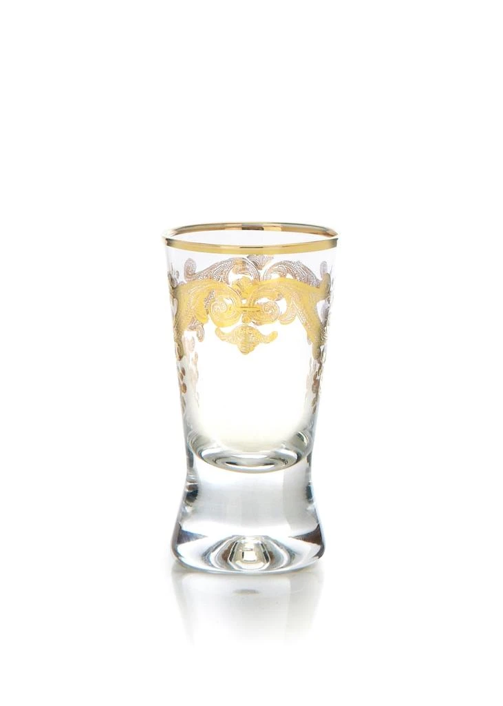 商品Classic Touch Decor|Liqueur Glasses with 24k Gold Artwork-Set/6,价格¥1079,第1张图片