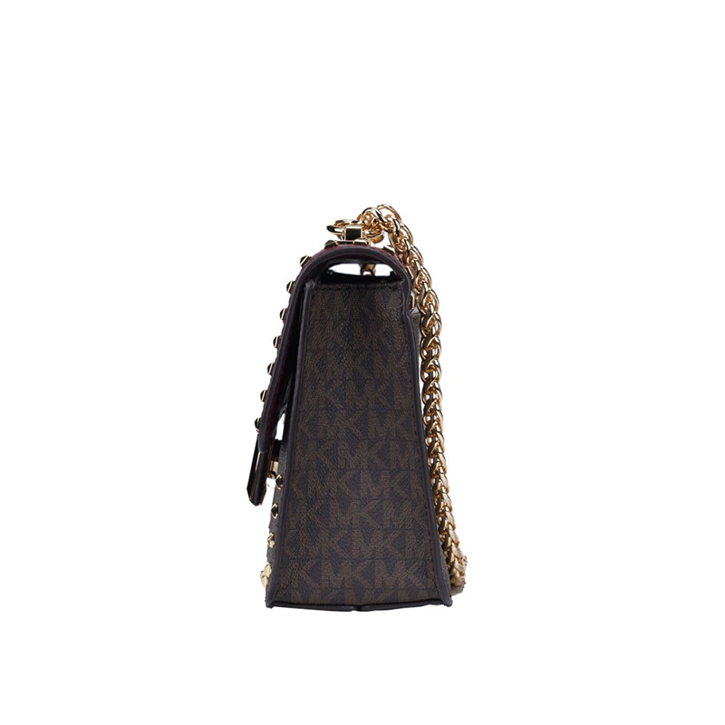 Michael Kors 奥莱款女士PVC配皮单肩斜挎链条包35F1G6SS1B-MERLO 商品