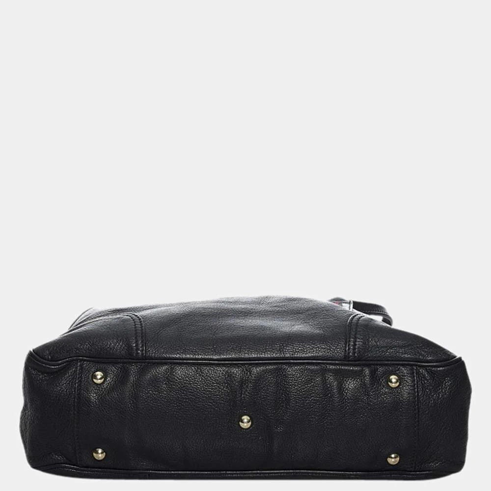 商品[二手商品] Gucci|Gucci Black Leather Medium Princy Tote Bag,价格¥4648,第4张图片详细描述