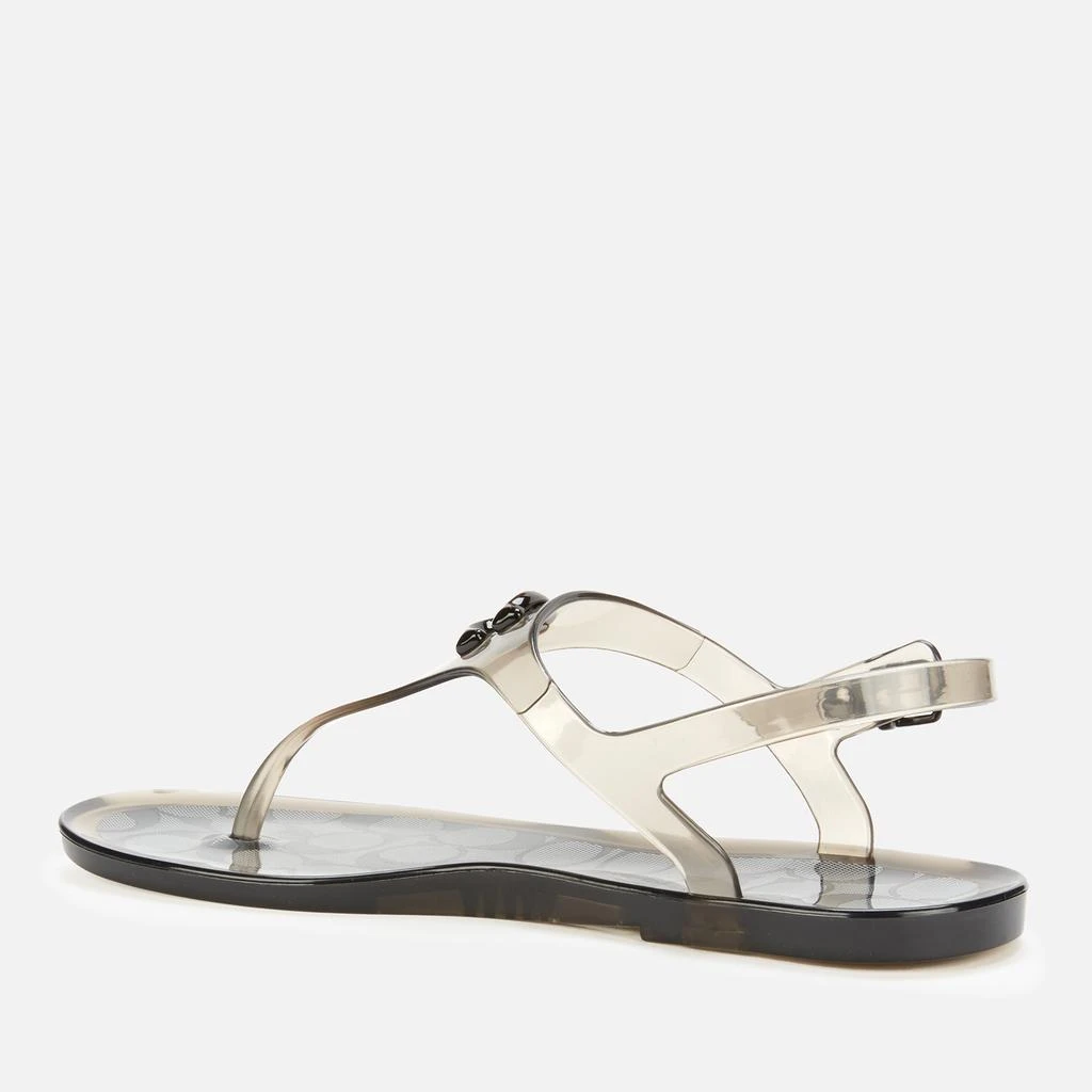 商品Coach|Coach Women's Natalee Rubber Jelly Sandals - Black,价格¥335,第2张图片详细描述