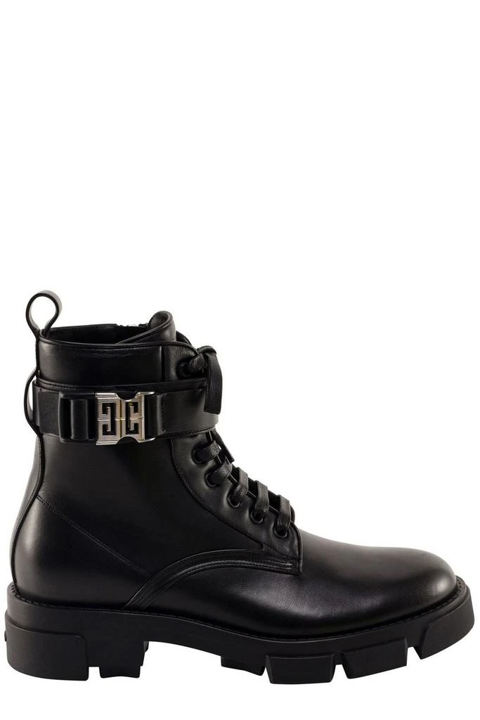 商品Givenchy|Givenchy Terra 4G Buckle Ankle Boots,价格¥5928,第1张图片