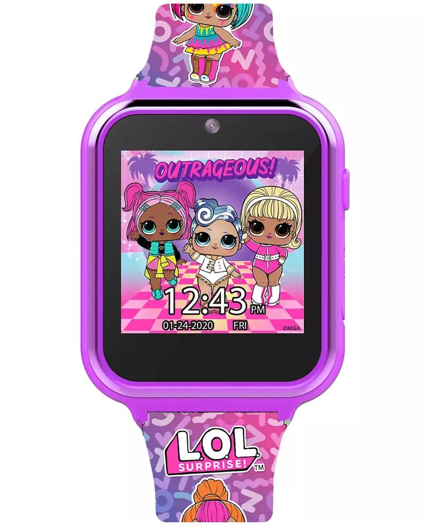 商品Accutime|Kid's LOL Surprise Pink Silicone Strap Smart Watch 46x41mm,价格¥277,第1张图片