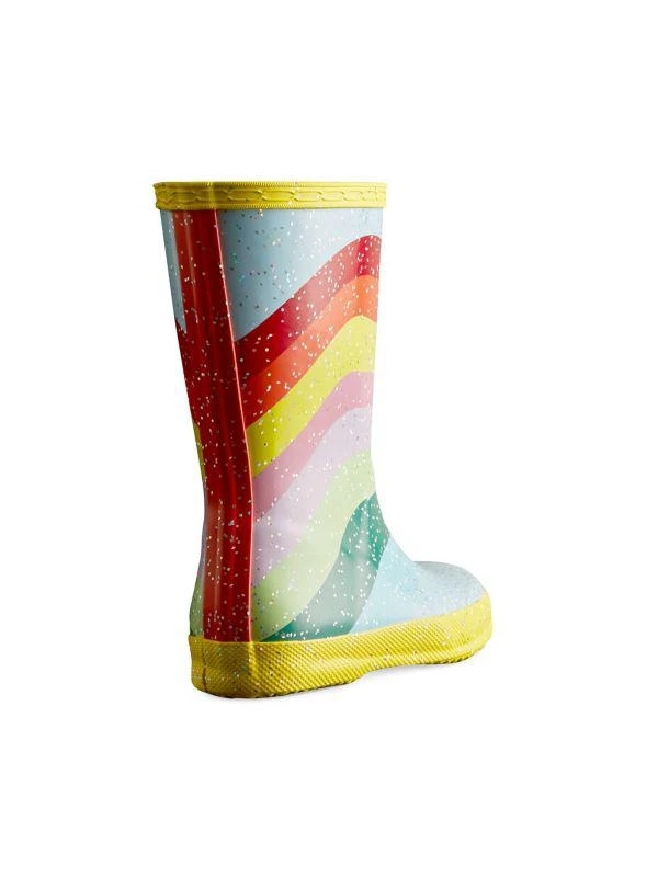 商品Hunter|Little Kid's & Kid’s Original Kids First Classic Glitter Rainbow Sky Rain Boots,价格¥255,第3张图片详细描述