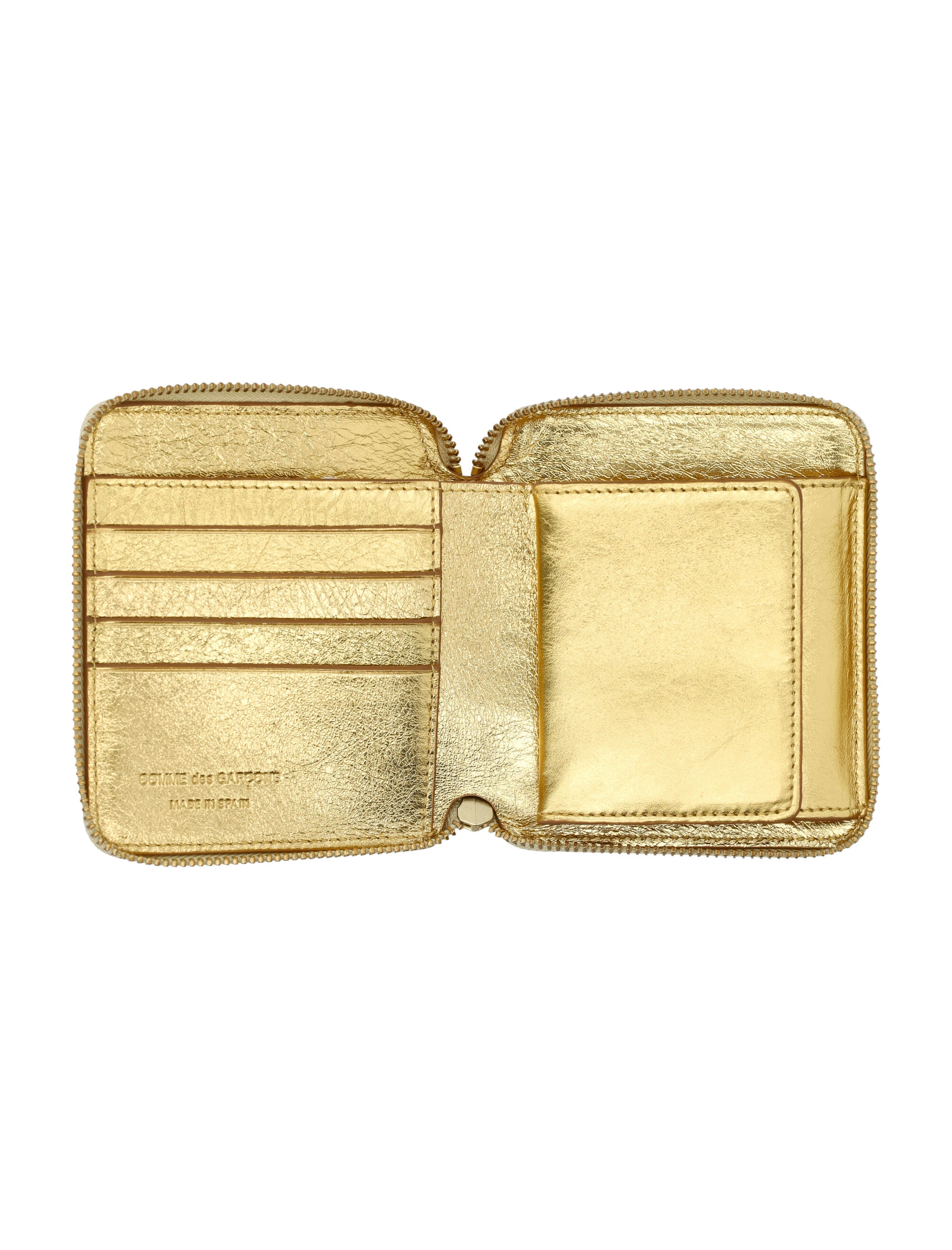 商品Comme des Garcons|Comme des Garcons 男士钱包 SA2100GL1 金色,价格¥1348,第4张图片详细描述