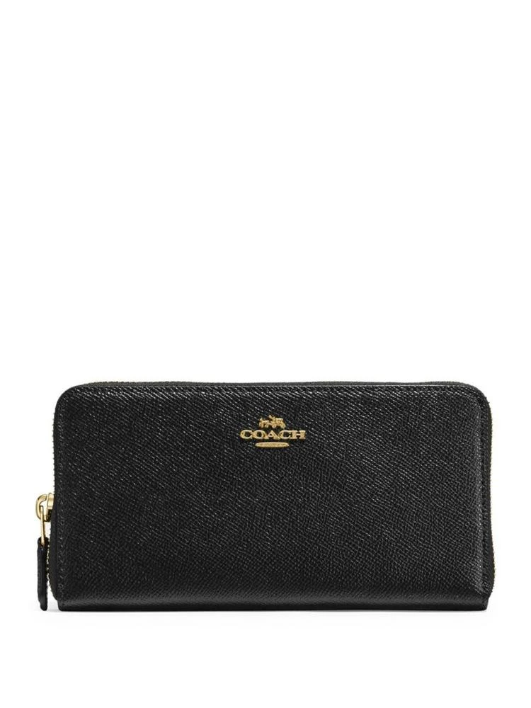 商品Coach|Coach - Accordion Crossgrain Leather Zip Wallet,价格¥1694,第1张图片