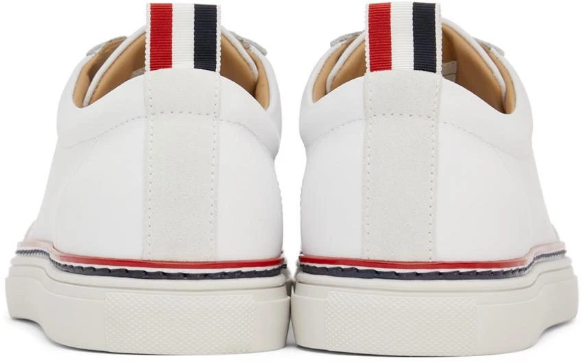 商品Thom Browne|White Calfskin Sneakers,价格¥4660,第2张图片详细描述