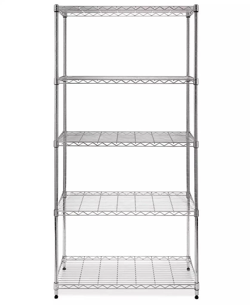 商品Seville Classics|5-Tier Steel Wire Wheeled Shelving,价格¥1035,第1张图片