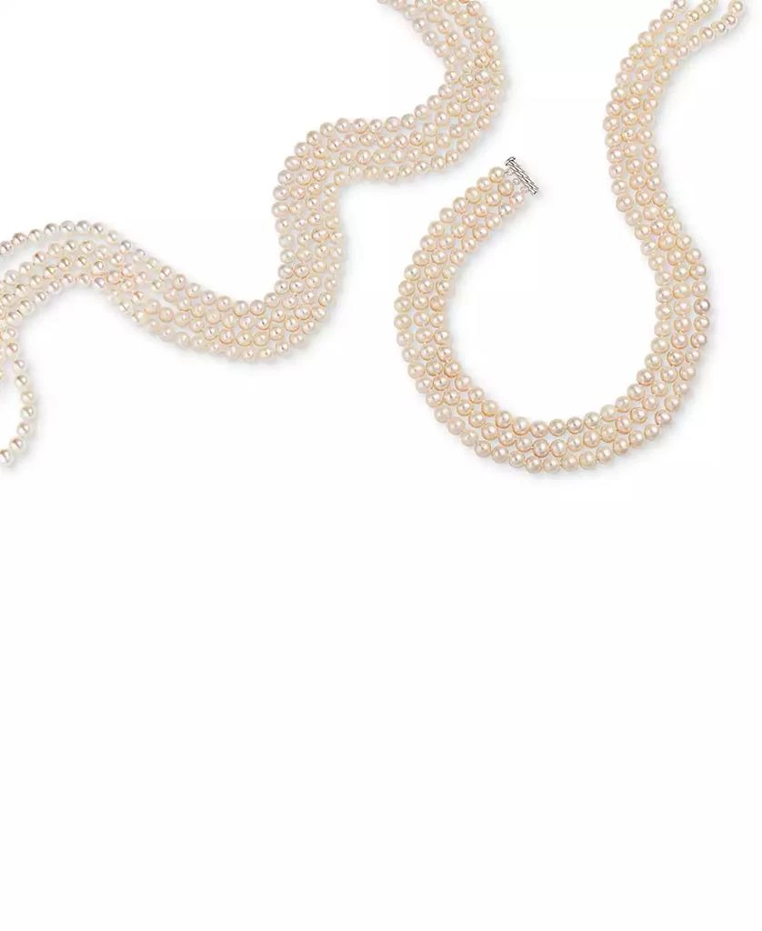 商品Belle de Mer|Cultured Freshwater Pearl Three Layer Necklace (7-8mm),价格¥716,第3张图片详细描述