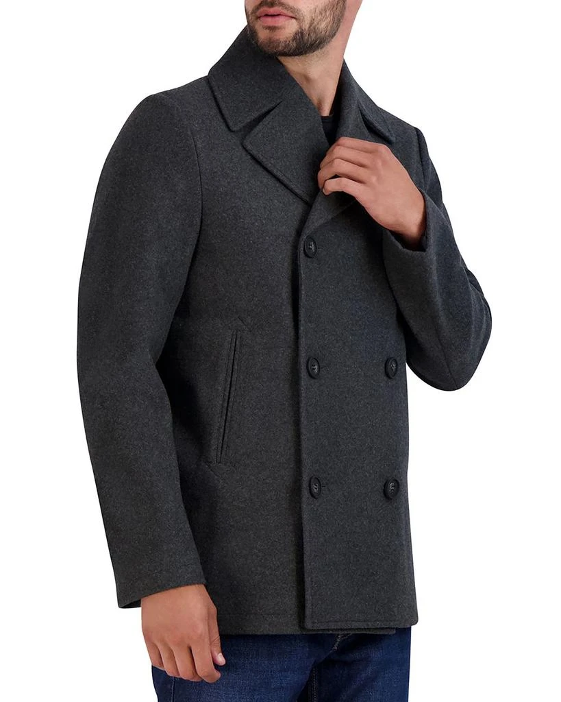 商品Cole Haan|Stretch Regular Fit Double Breasted Peacoat,价格¥2949,第1张图片
