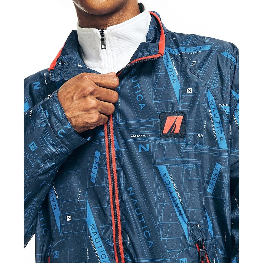 商品Nautica|Men's Sustainably Crafted Printed Lightweight Jacket,价格¥249,第3张图片详细描述