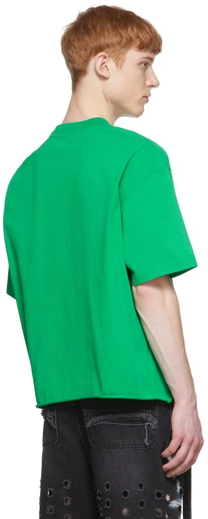 商品We11done|Green Cotton T-Shirt,价格¥658,第3张图片详细描述