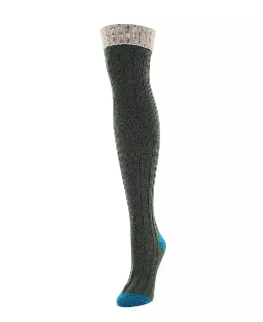 商品Memoi|Women's Mixed Color Over The Knee Socks,价格¥134,第1张图片
