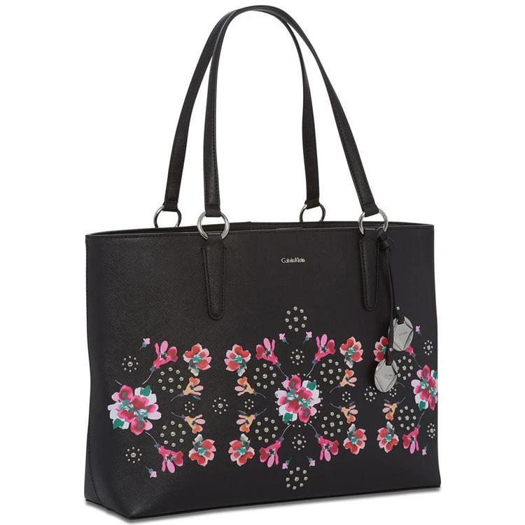 商品Calvin Klein|Reese Floral Studded Extra-Large Tote,价格¥1191,第5张图片详细描述