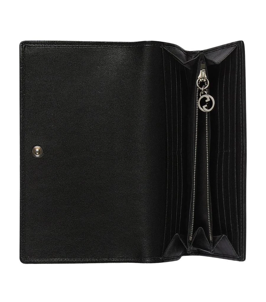 商品Gucci|Leather Blondie Continental Wallet,价格¥6266,第4张图片详细描述