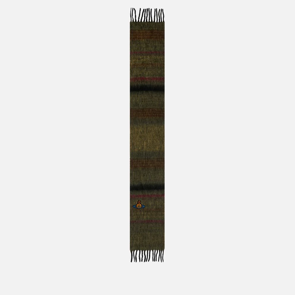 商品Vivienne Westwood|Vivienne Westwood 30X200 Chunky Jacquard-Striped Wool Scarf,价格¥1870,第1张图片
