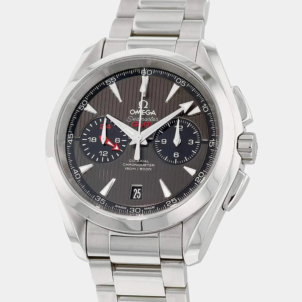 商品[二手商品] Omega|Omega Grey Stainless Steel Seamaster GMT Chrono 231.10.43.52.06.001 Men's Wristwatch 43 mm,价格¥33820,第1张图片