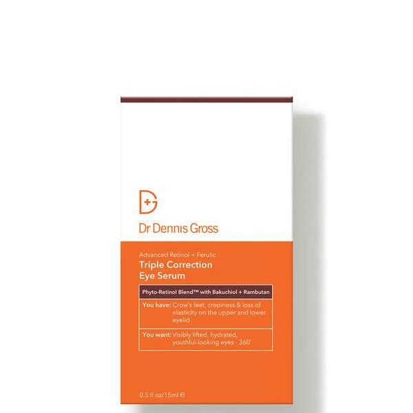 商品Dr. Dennis Gross|Dr Dennis Gross Advanced Retinol + Ferulic Triple Correction Eye Serum,价格¥574,第2张图片详细描述
