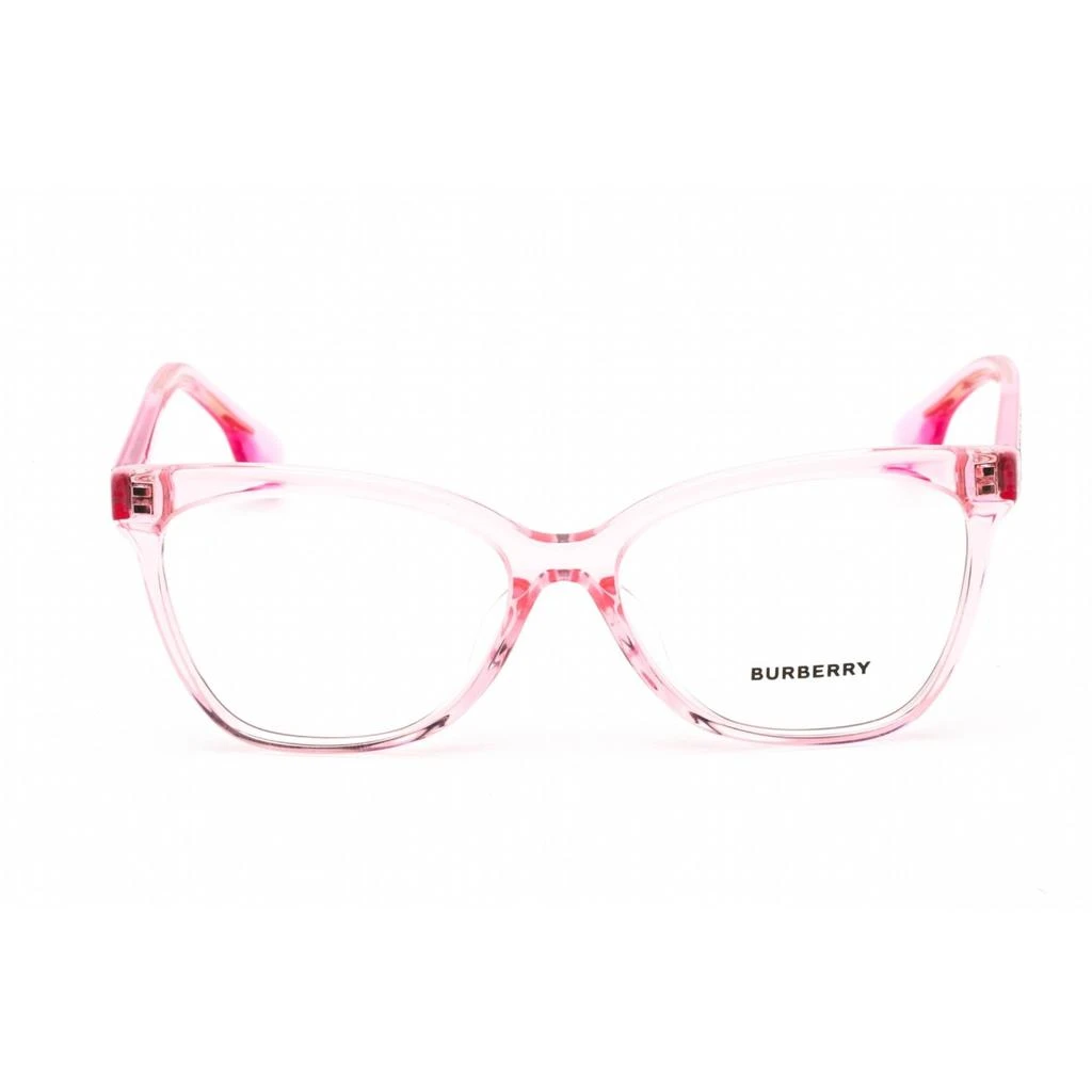 商品Burberry|Burberry Women's Eyeglasses - Clear Lens Pink Plastic Cat Eye Frame | 0BE2364F 4024,价格¥836,第2张图片详细描述