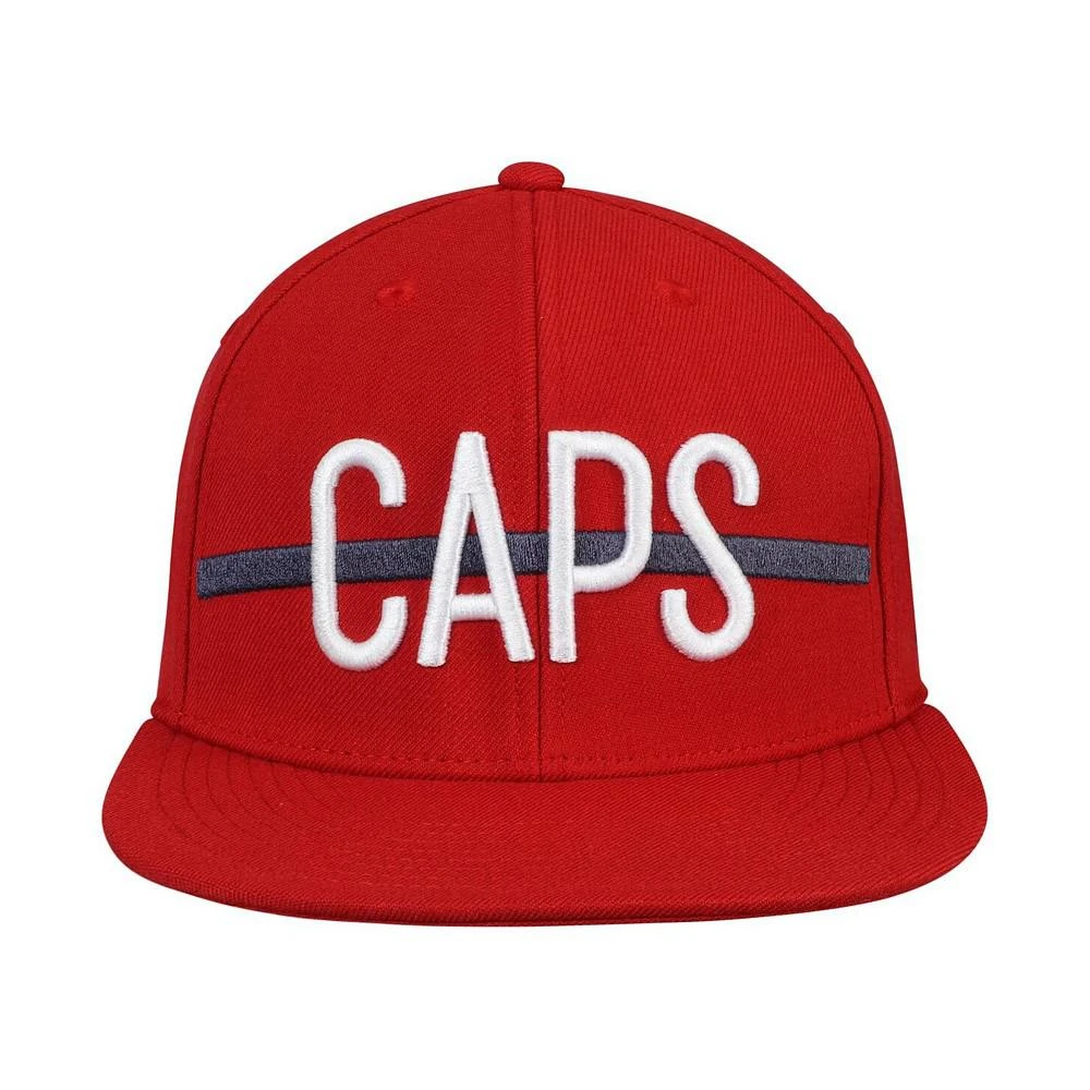 商品Adidas|Men's Red Washington Capitals Culture Middle Bar Flex Hat,价格¥158,第2张图片详细描述