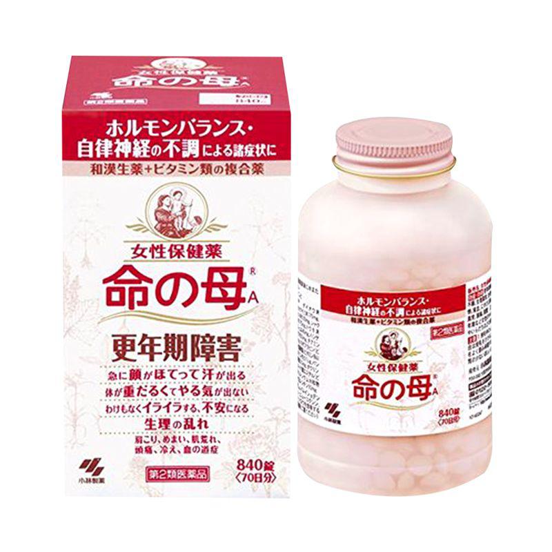 日本直邮KOBAYASHI 小林制药命之母改善女性更年期症状840粒商品第1张图片规格展示