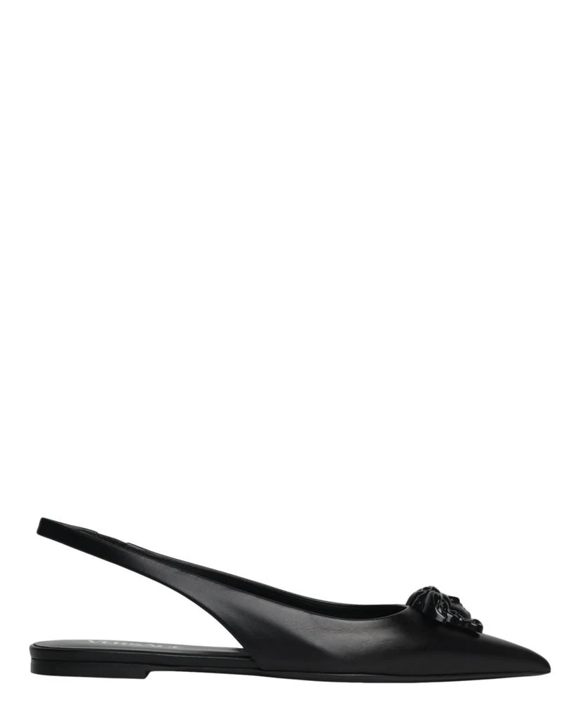 商品Versace|La Medusa Slingback Flats,价格¥3932,第1张图片