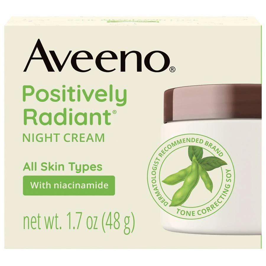 商品Aveeno|Positively Radiant Moisturizing Face & Neck Night Cream,价格¥208,第1张图片