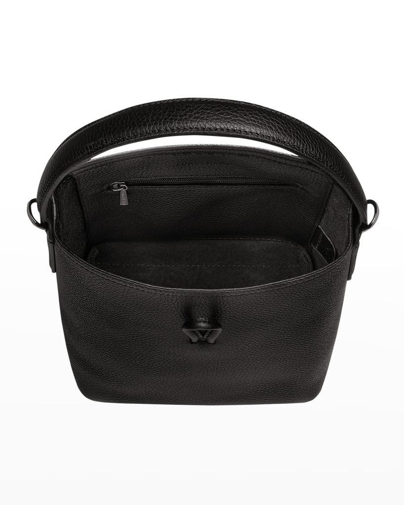 商品Longchamp|Roseau Essential Leather Bucket Bag,价格¥3658,第5张图片详细描述