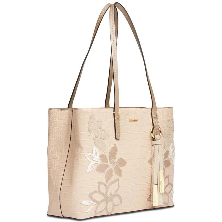 商品Calvin Klein|Maggie Leather 托特包,价格¥880,第4张图片详细描述