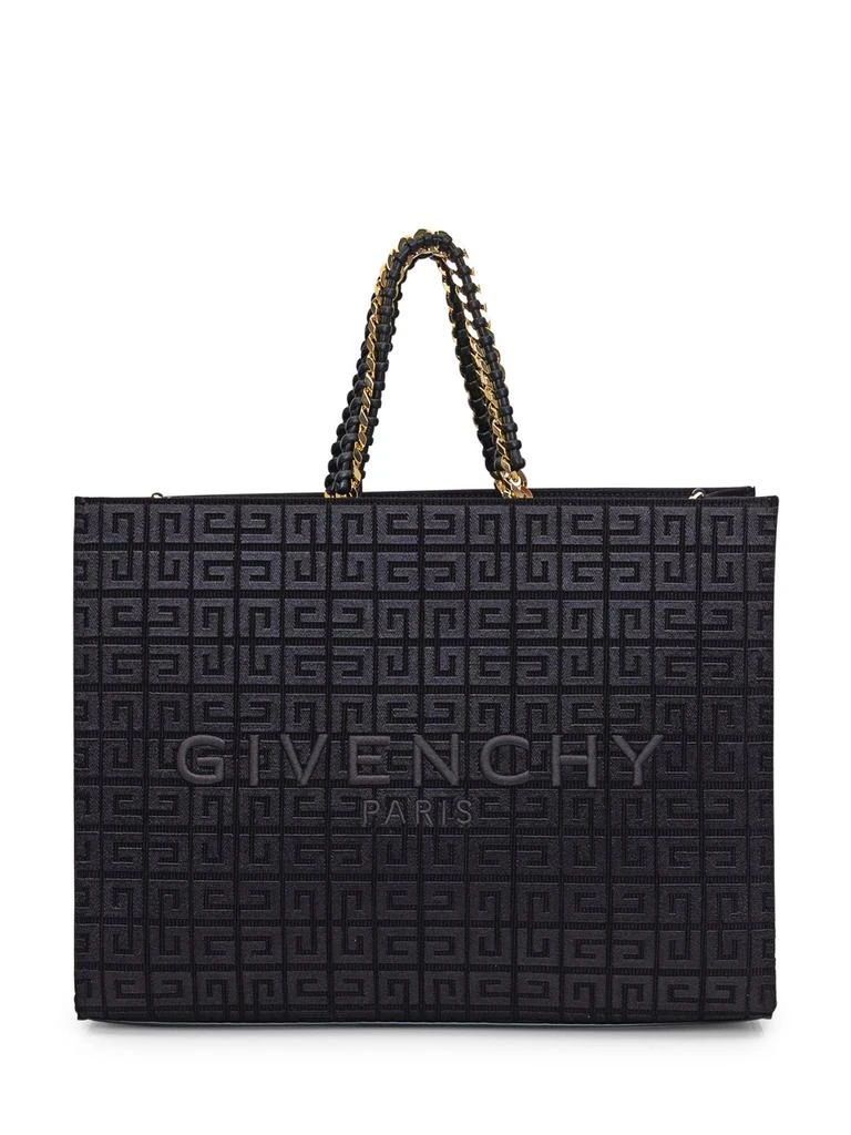 商品Givenchy|Givenchy 4G Embroidered Medium Shopping Bag,价格¥12684,第1张图片