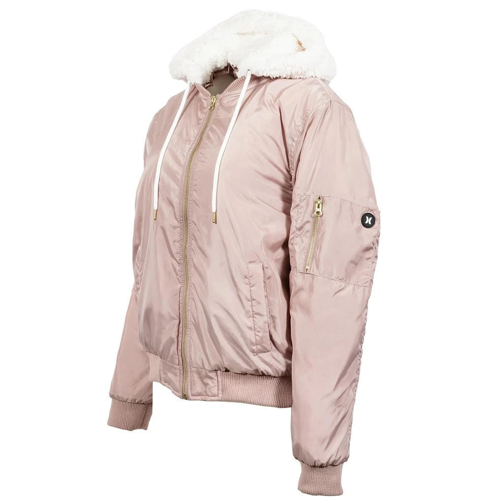 Hurley Women's Bomber With Sherpa Hood Jacket 商品