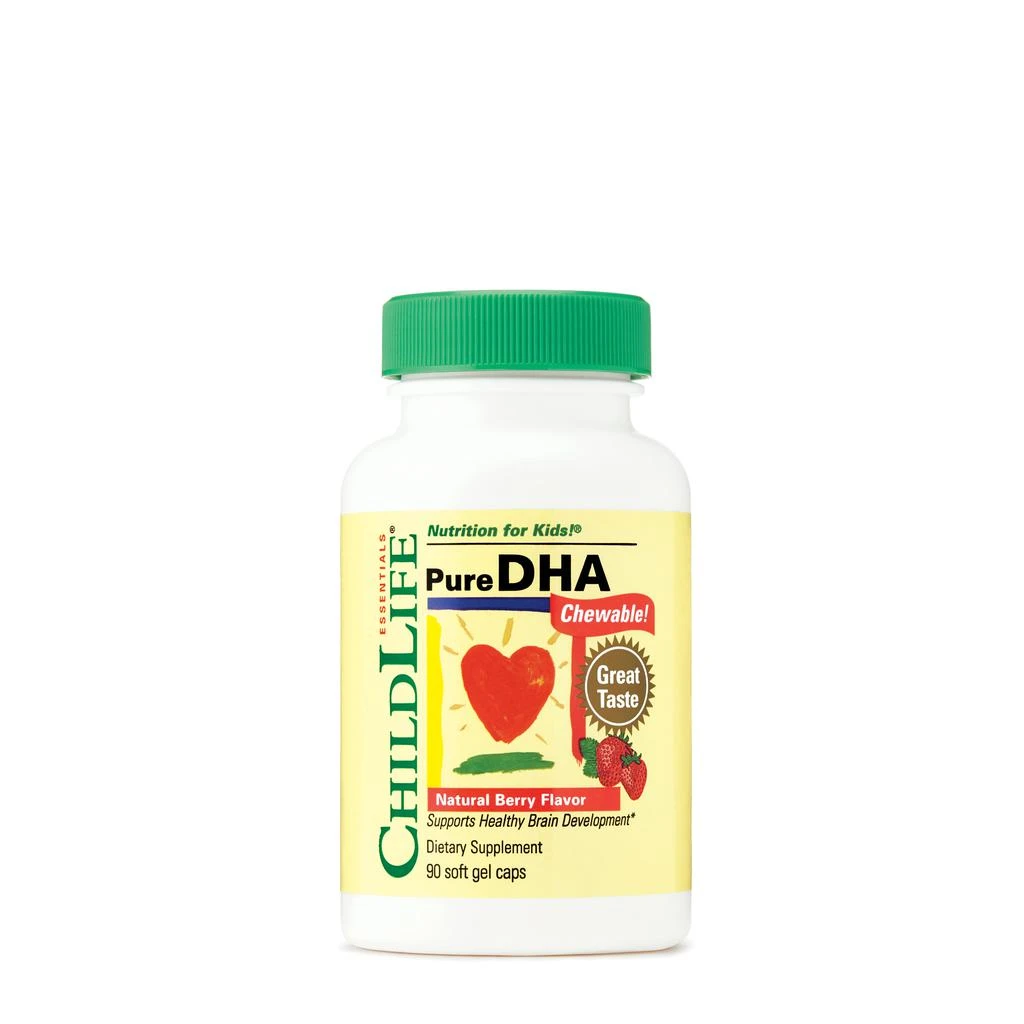 商品ChildLife®|儿童呵护自然浆果口味纯净DHA 90粒胶囊,价格¥77,第1张图片