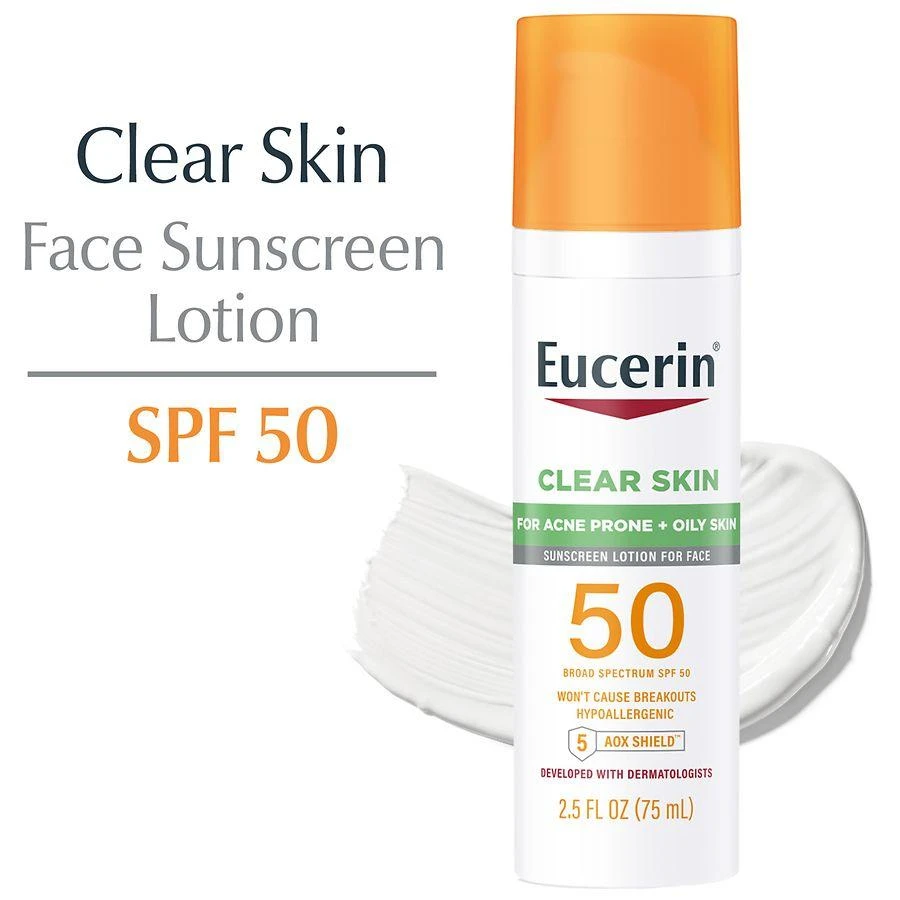 商品Eucerin|Face Sunscreen Lotion SPF 50 For Acne Prone Oily Skin,价格¥148,第3张图片详细描述