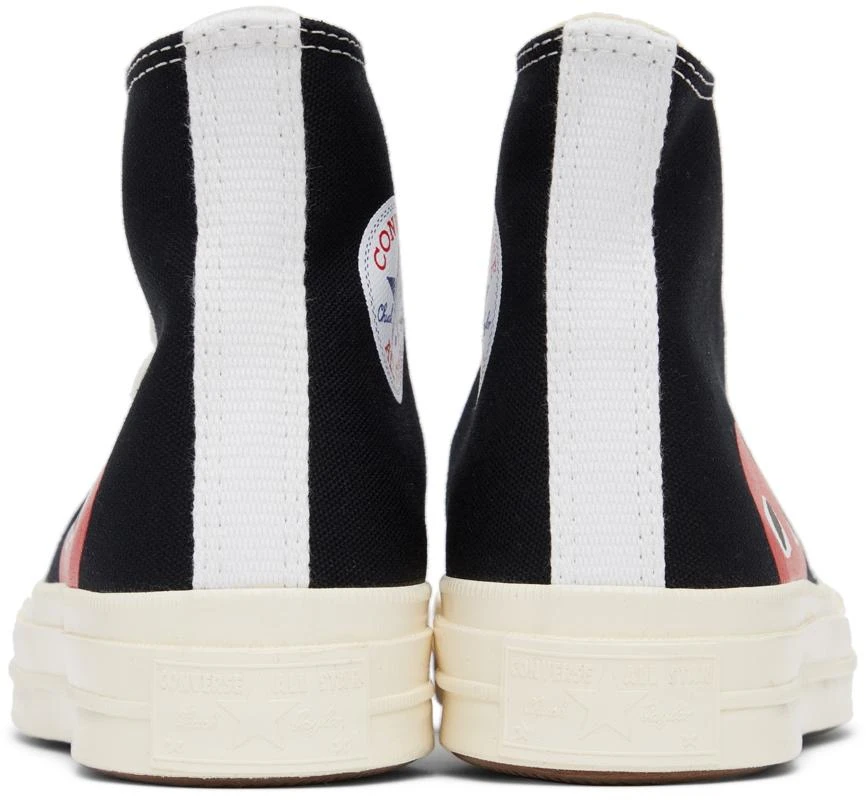 商品Comme des Garcons|Black Converse Edition Half Heart Chuck 70 High Sneakers,价格¥1194,第4张图片详细描述