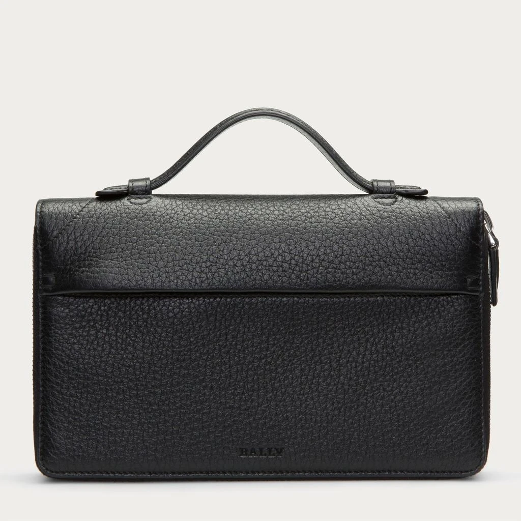 商品Bally|NEW Bally Magus Men's 6219902 Black Leather Clutch Wallet MSRP,价格¥1555,第1张图片