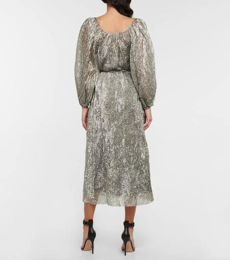 商品Tory Burch|金属丝中长连衣裙,价格¥4342,第3张图片详细描述