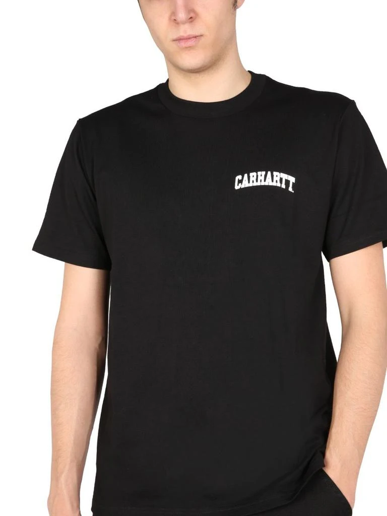 商品Carhartt|Carhartt WIP Logo Print Crewneck T-Shirt,价格¥124,第4张图片详细描述
