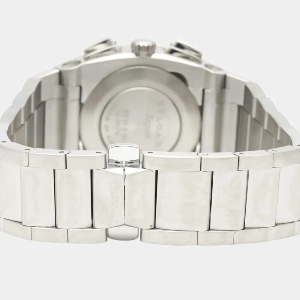 商品[二手商品] BVLGARI|Bvlgari Silver Stainless Steel Ergon Chronograph Automatic EG35SCH Men's Wristwatch 35 MM,价格¥8468,第4张图片详细描述
