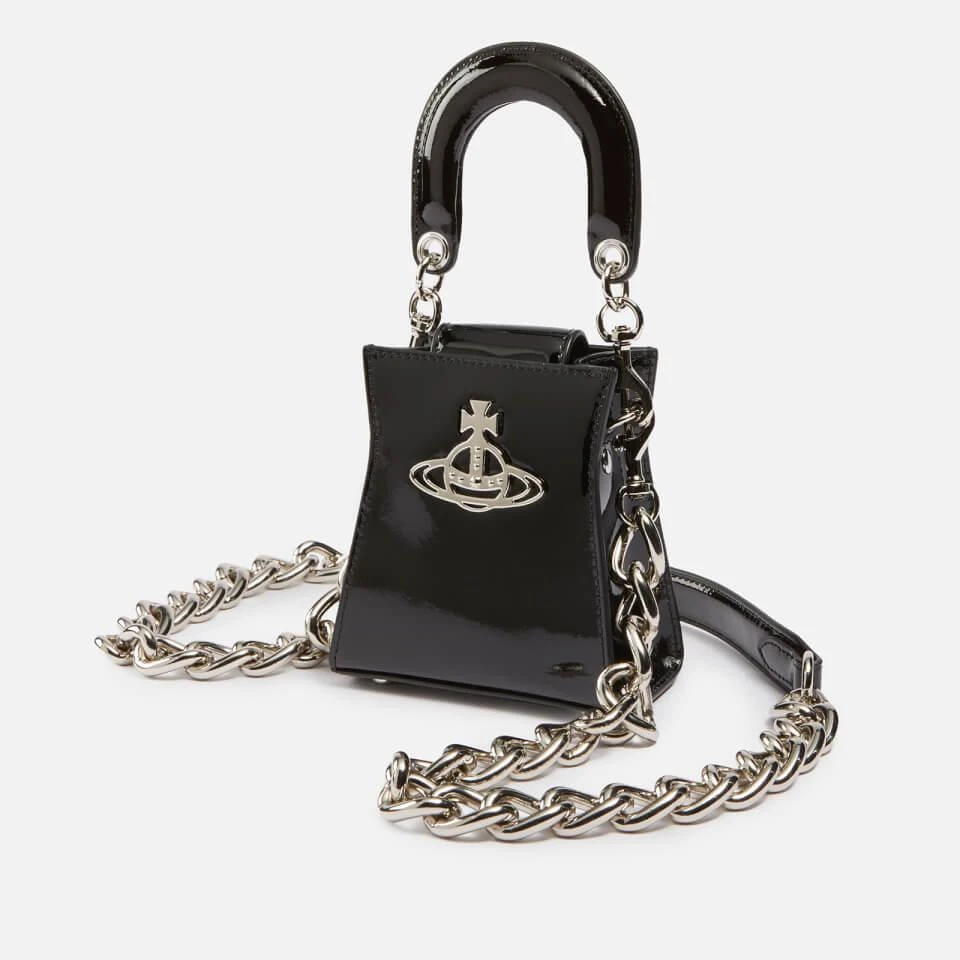 商品Vivienne Westwood|Vivienne Westwood Kelly Small Patent-Leather Tote Bag,价格¥1726,第5张图片详细描述