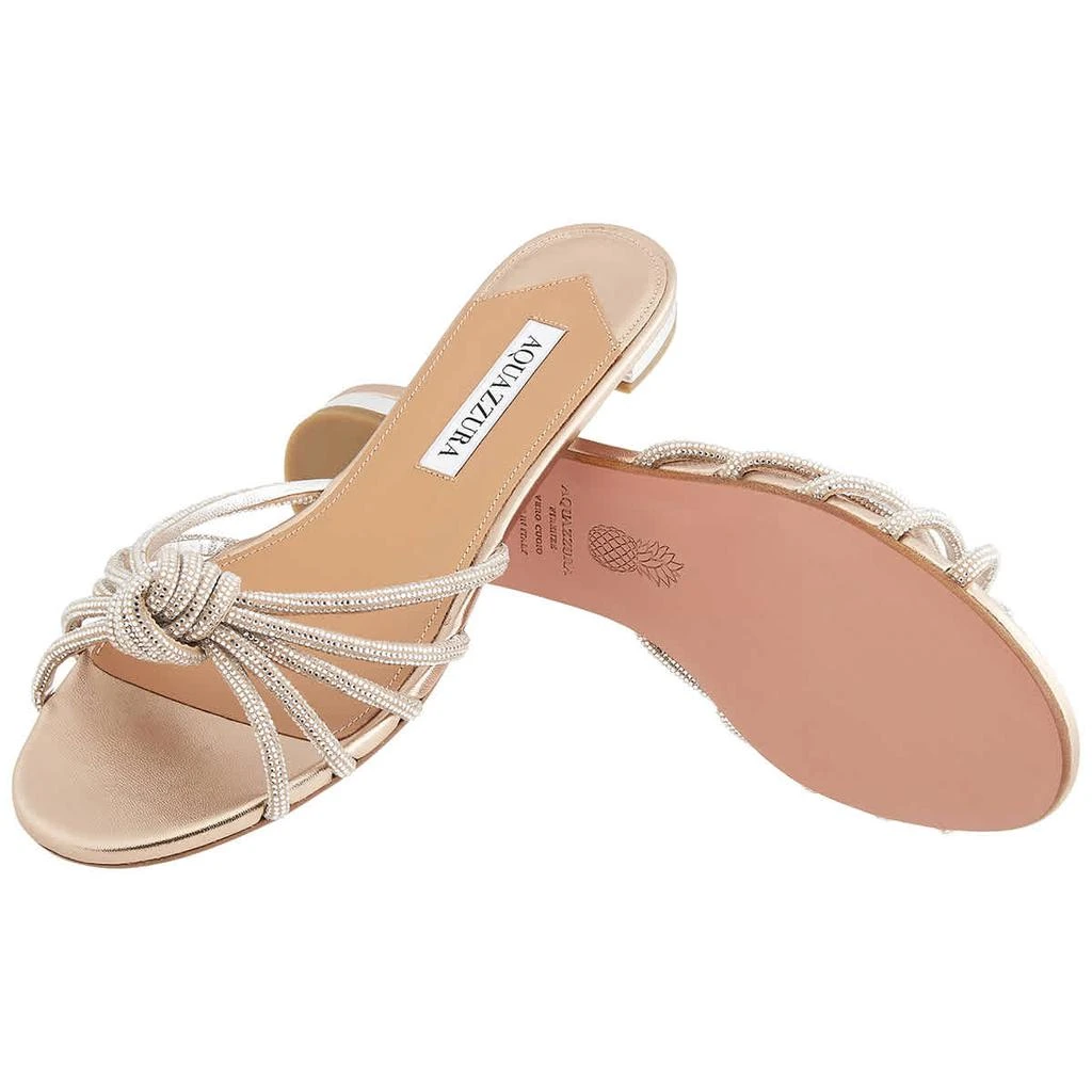 商品Aquazzura|Ladies Light Copper Celeste Flat Sandals,价格¥1191,第2张图片详细描述