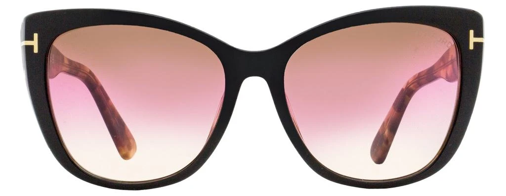 商品Tom Ford|Tom Ford Women's Cat Eye Sunglasses TF937 Nora 05F Black/Rose Havana 57mm,价格¥1247,第2张图片详细描述