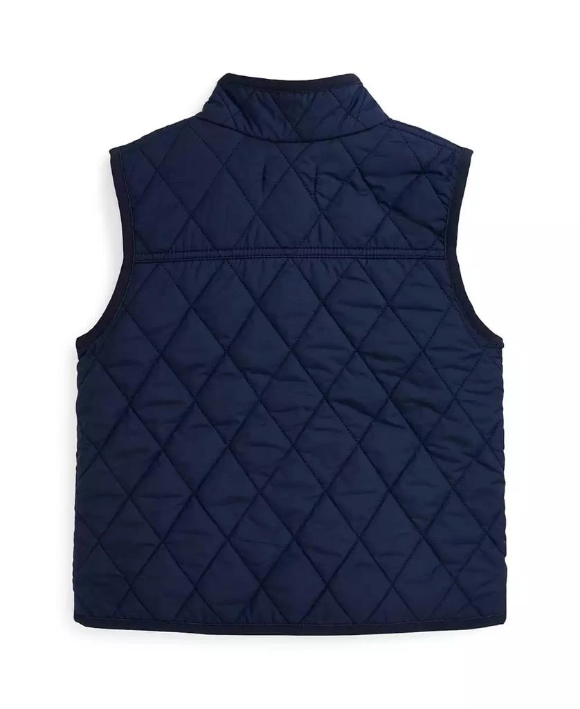 商品Ralph Lauren|Toddler and Little Boys Quilted Water-Repellent Vest,价格¥533,第2张图片详细描述