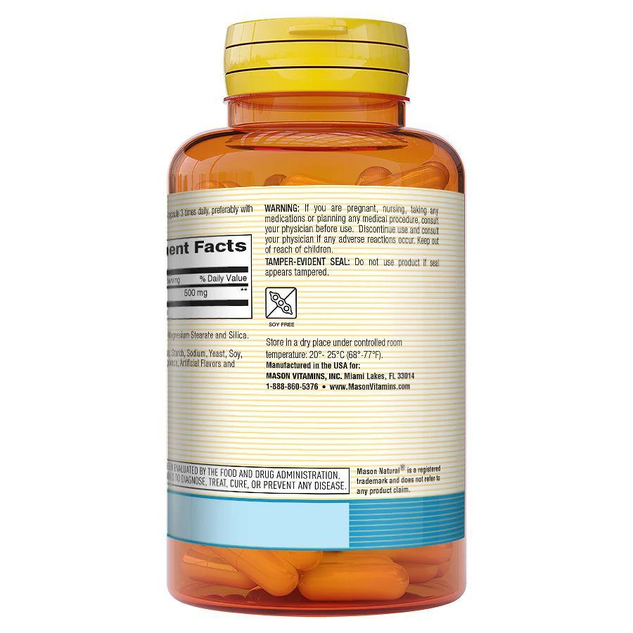 商品Mason Natural|L-Tryptophan Sleep Formula, Capsules,价格¥133,第3张图片详细描述