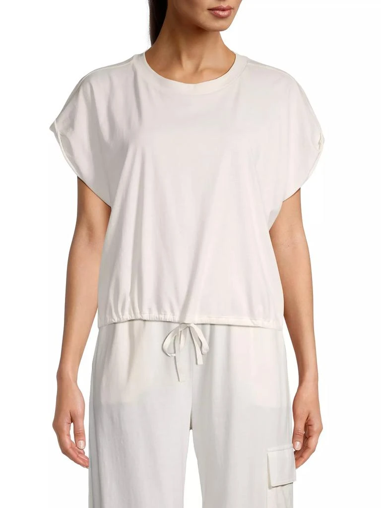 商品Skin|Caylie Cotton Drawstring Top,价格¥268,第3张图片详细描述