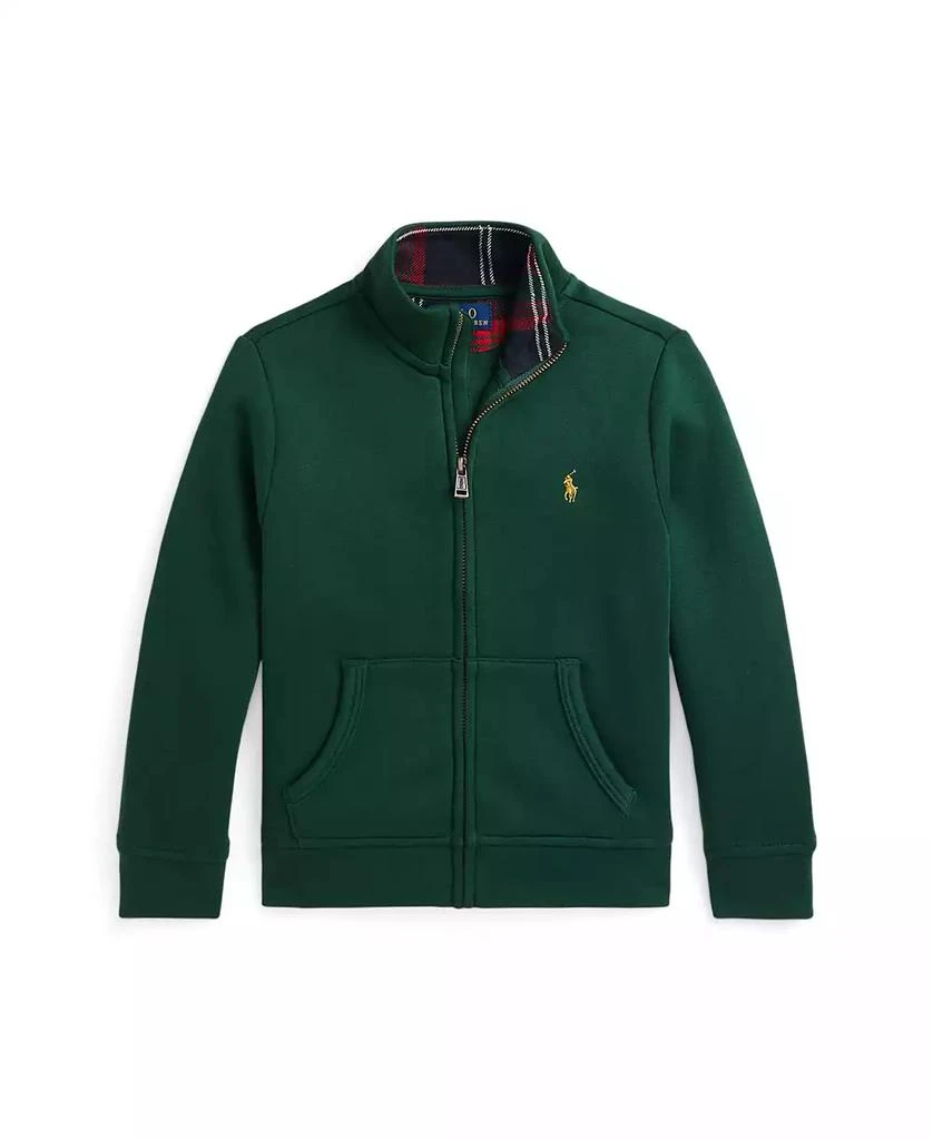 商品Ralph Lauren|Toddler and Little Boys Brushed Fleece Full-Zip Sweatshirt,价格¥389,第1张图片