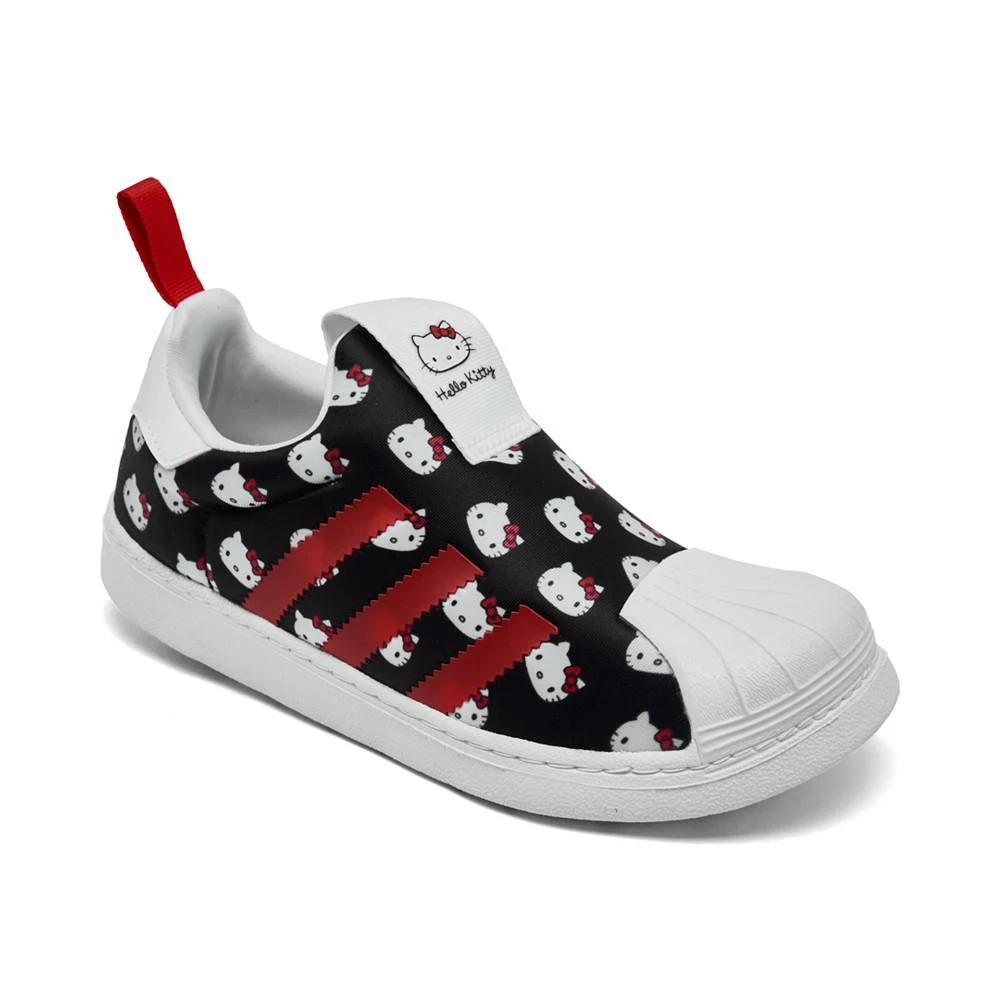 商品Adidas|Little Girls Originals Superstar 360 Hello Kitty Casual Sneakers from Finish Line,价格¥374,第1张图片