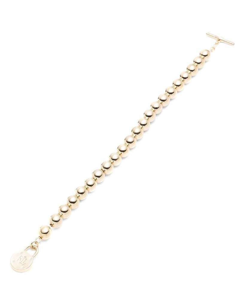 商品Ralph Lauren|Beaded Padlock Toggle Bracelet,价格¥315,第1张图片